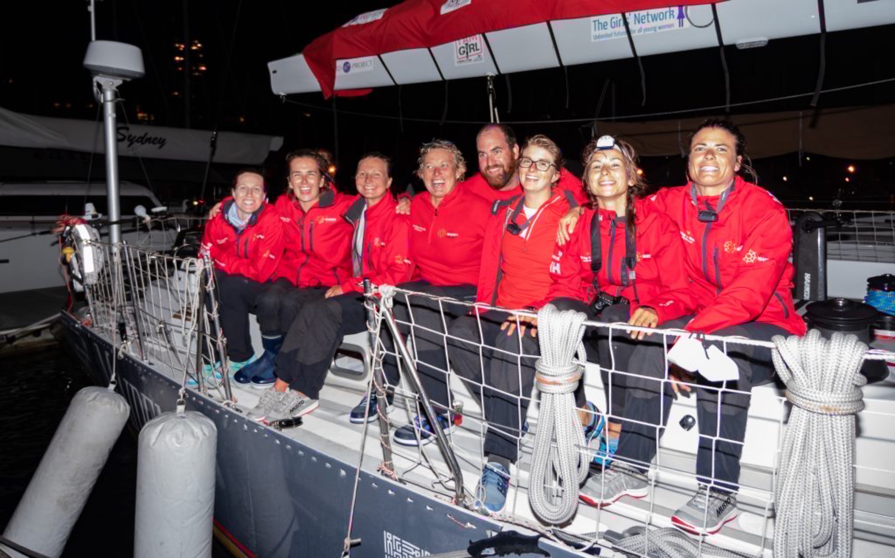 Behind-the-scenes moment from Amalia Infante assignments - Sydney arrival background layer