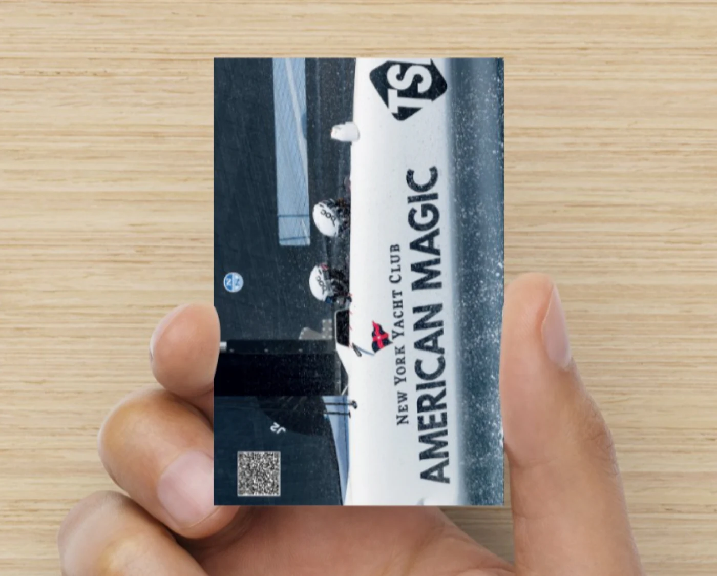 Commercial Card Design for American Magic Team