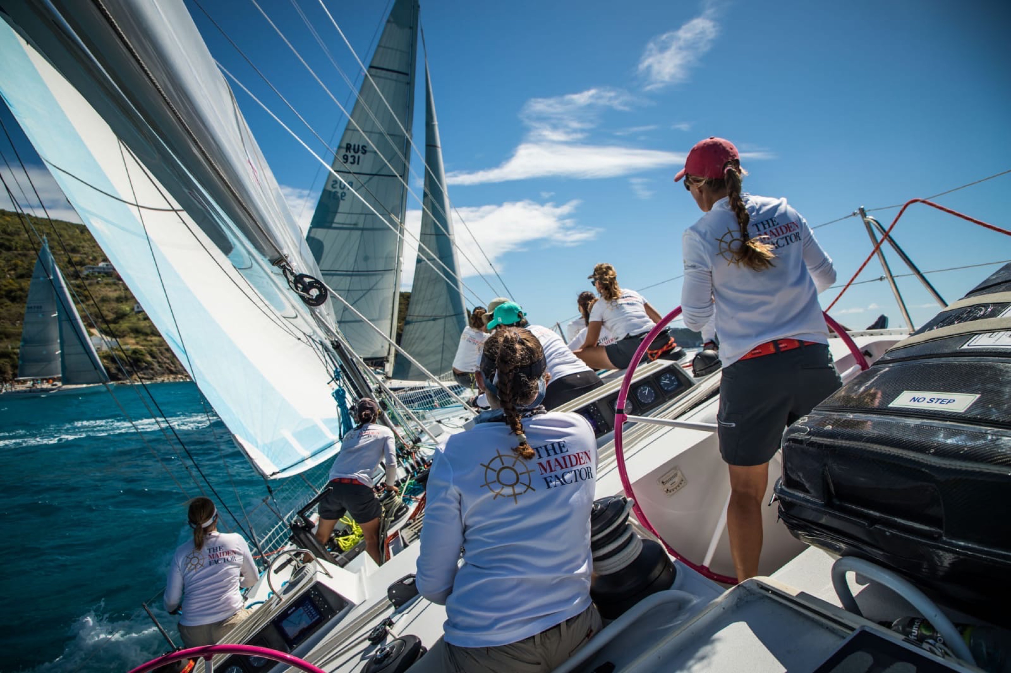 Offshore sailing portfolio scene by Amalia Infante - Maiden