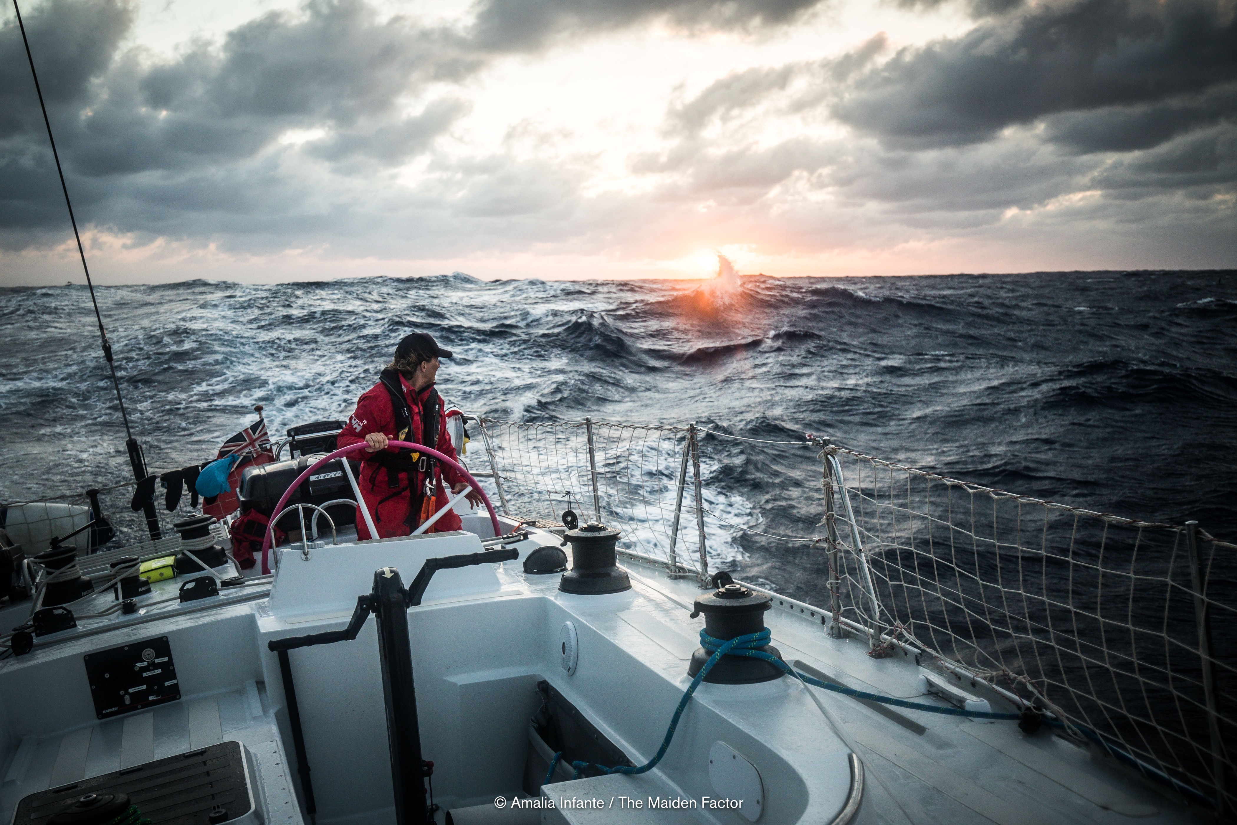 Offshore sailing portfolio scene by Amalia Infante - Maiden