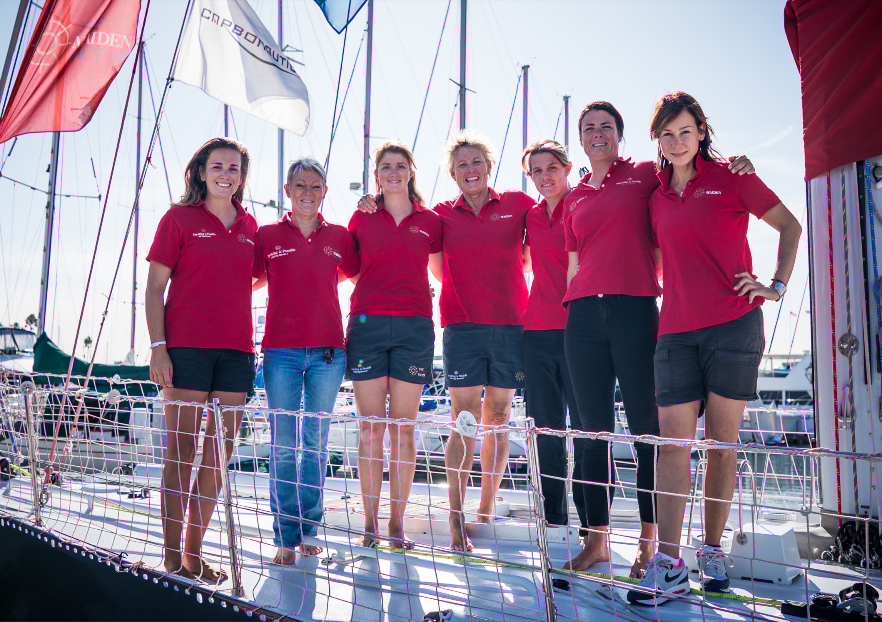 Maiden round-the-world campaign onboard scene - Maiden