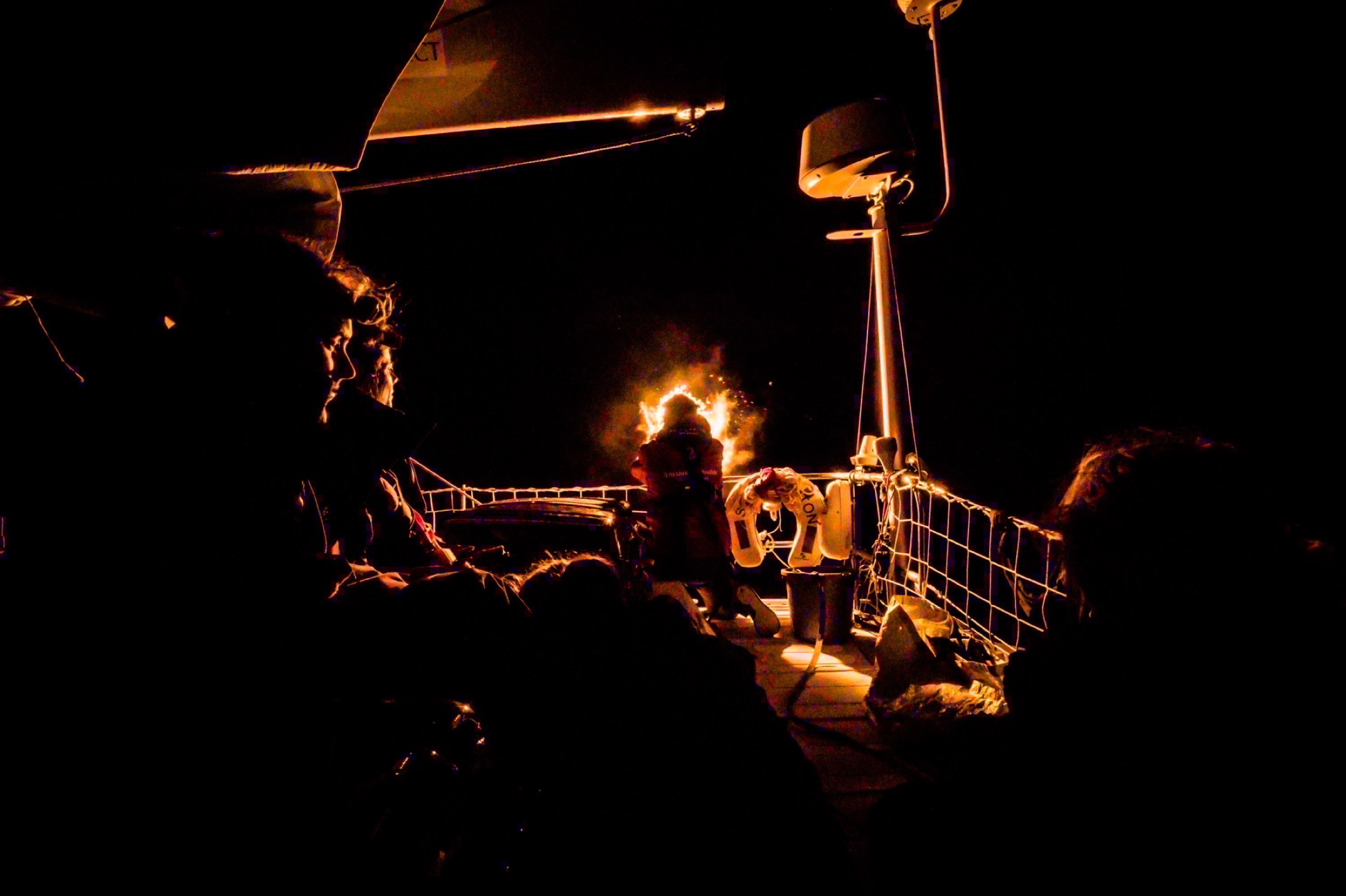 Maiden campaign onboard portrait during offshore leg - Maiden