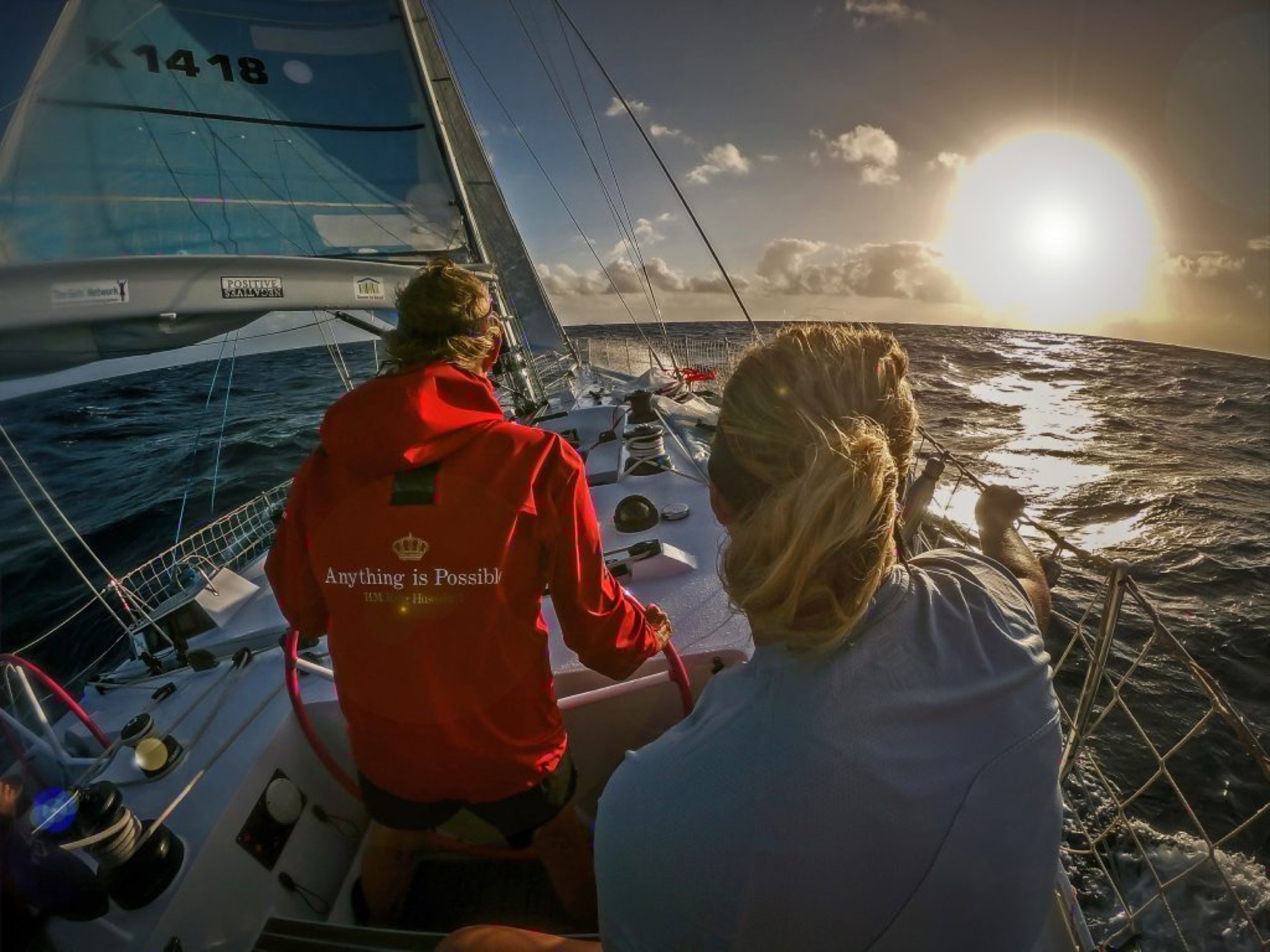 Maiden round-the-world campaign onboard scene - Offshore Storytelling Onboard Maiden