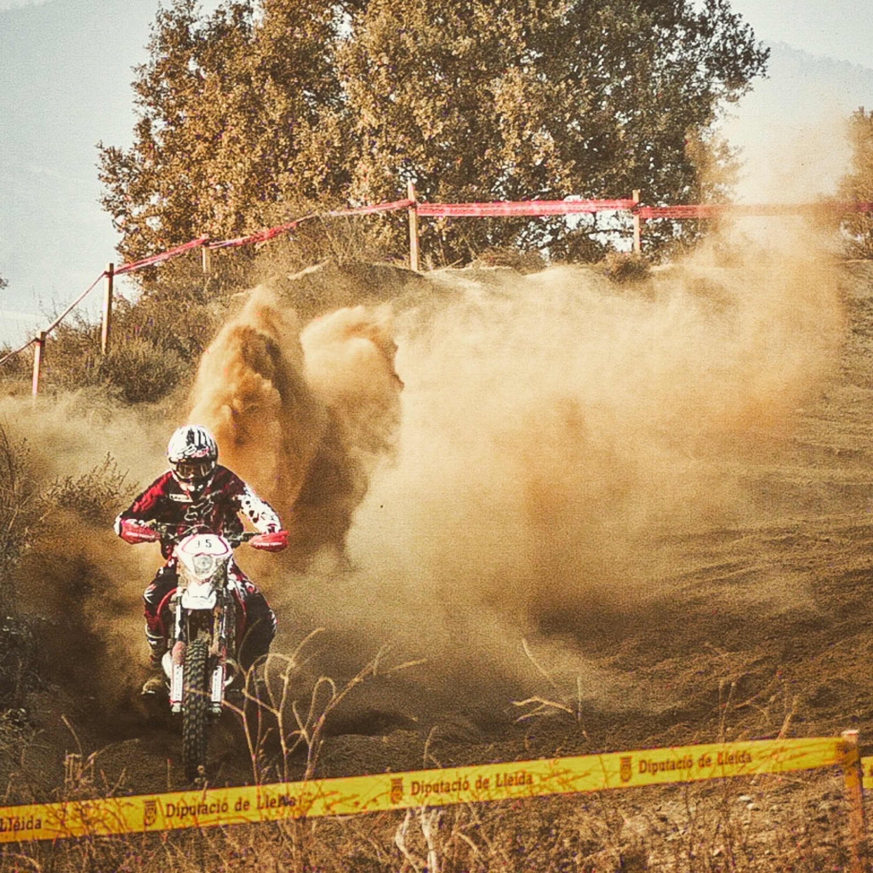 Enduro race action scene - Other Sports