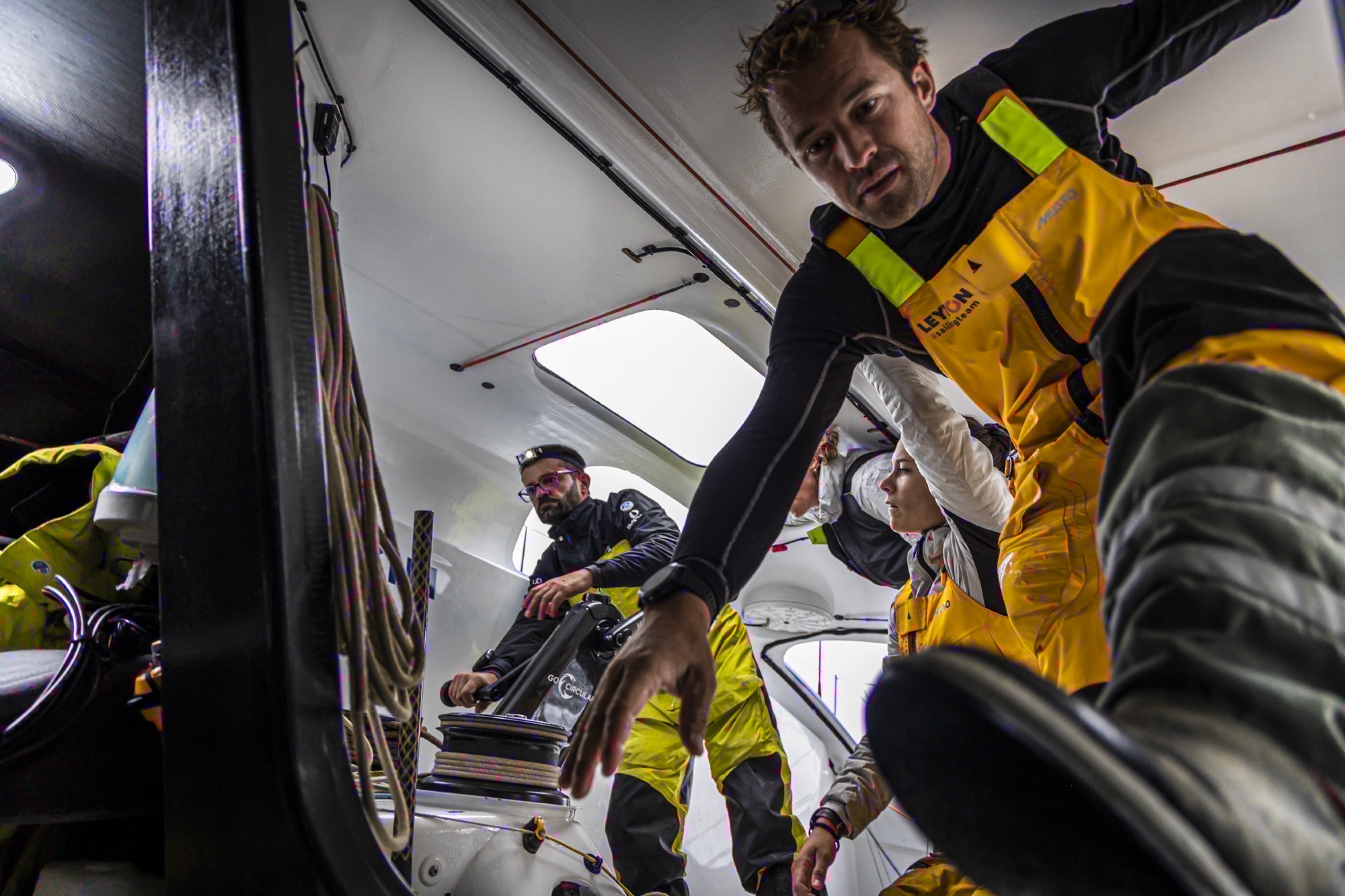 The Ocean Race fleet action in The Hague - The Ocean Race